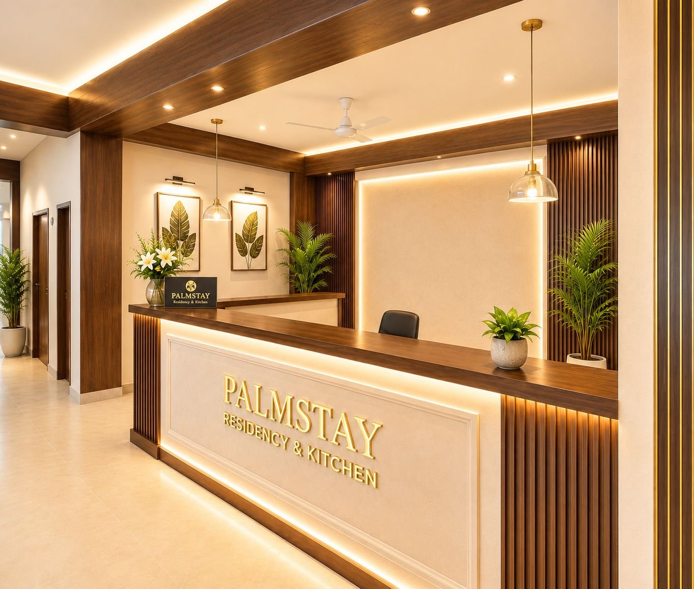 Palmstay Reception Entrance